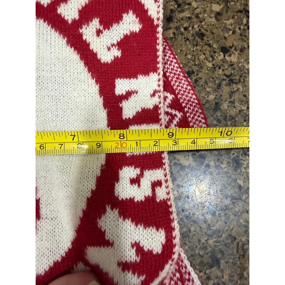 Alabama Crimson Tide Knit Scarf NCAA Forever‎ Collectibles Red White